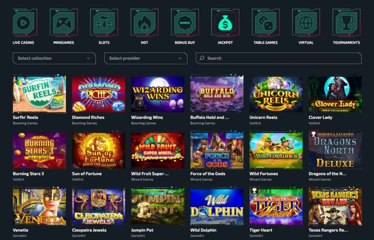 Casinozer Casino jackpots