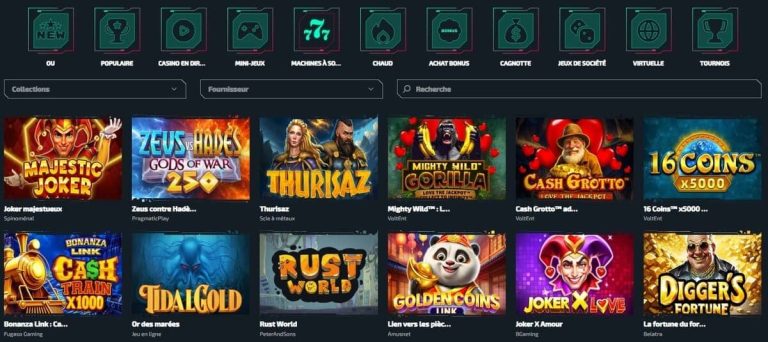 Casinozer Casino machines à sous